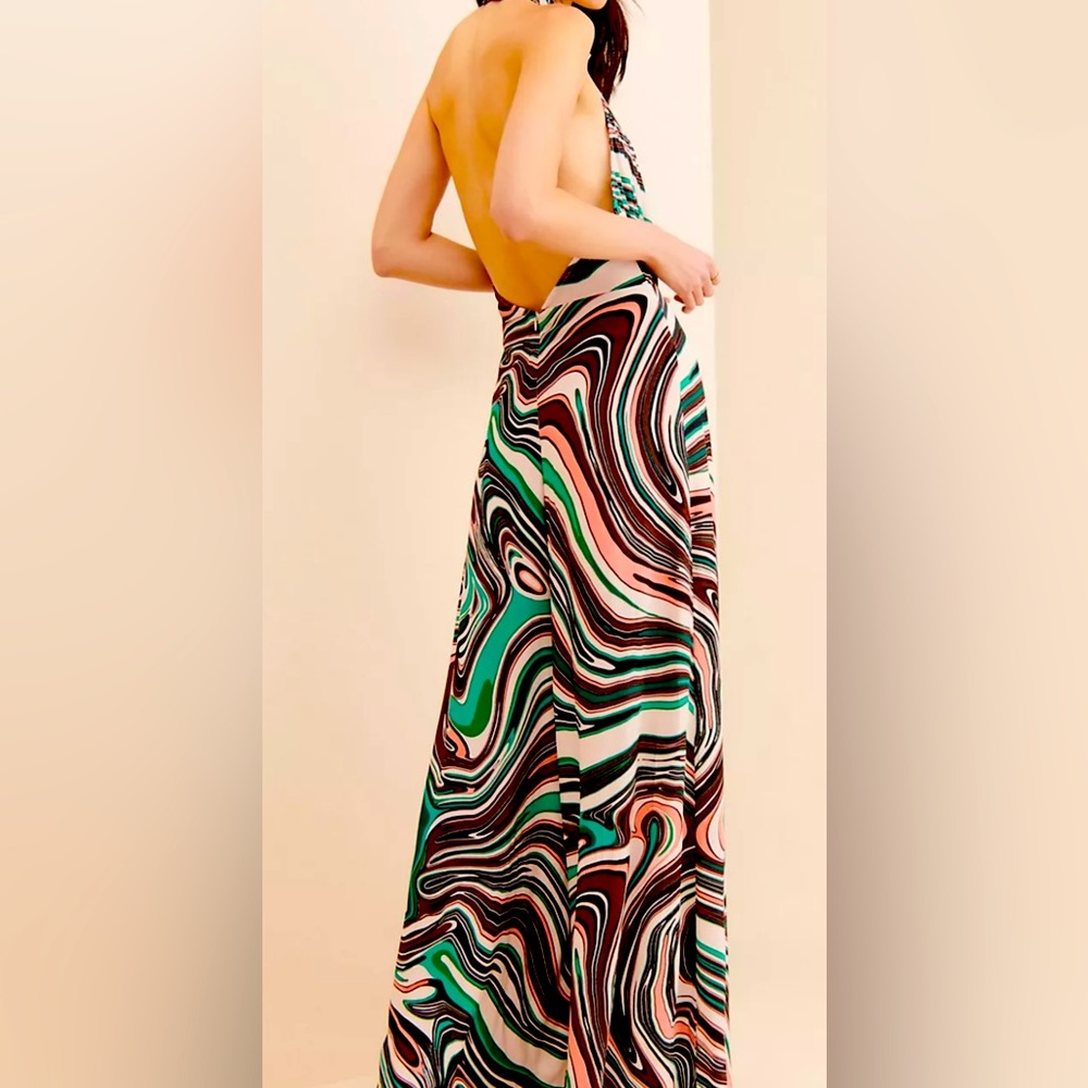Anthropology, Corey Lynn Calter halter Wave jumpsuit. - Picture 4 of 7